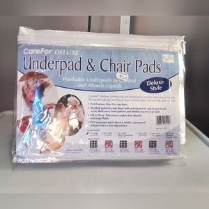 Salk CareFor Deluxe Underpad & Chair Pads(NWT)